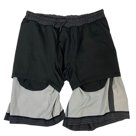 Lululemon Men's Shorts Lined Large Size Large - Picture 4 of 9